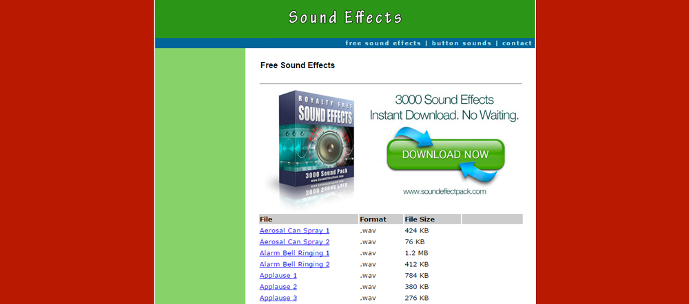 sound effects pack