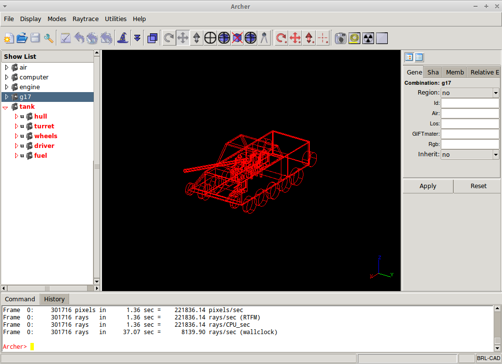 brl cad for 2d drafting