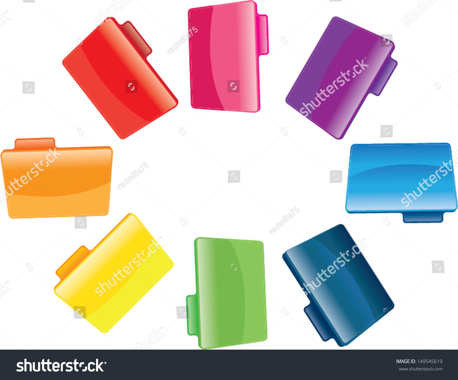 free icons colored folders