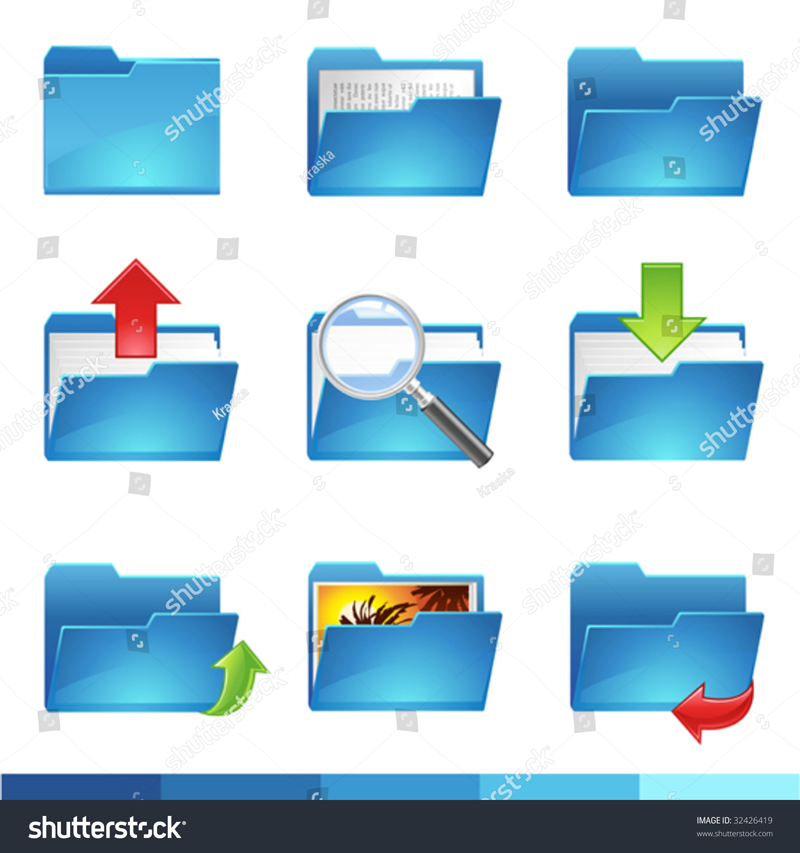 folder color icon set download